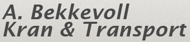 A Bekkevoll Kran & Transport